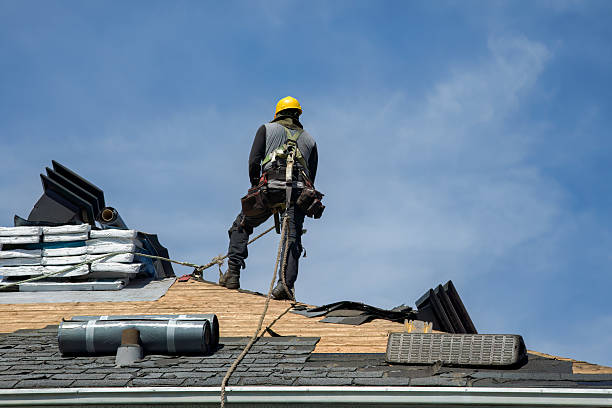 Professional Roofing technician working in Danvers, MA